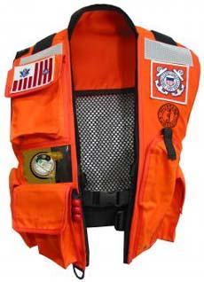 808-CG USCG SAR Vest w/ LIFT™ and Auto Hydrostatic Inflator (Mustang Survival® model no. MD0450-22)