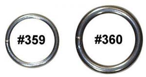 359 Stainless Steel Welded O-Ring, 3/16"
